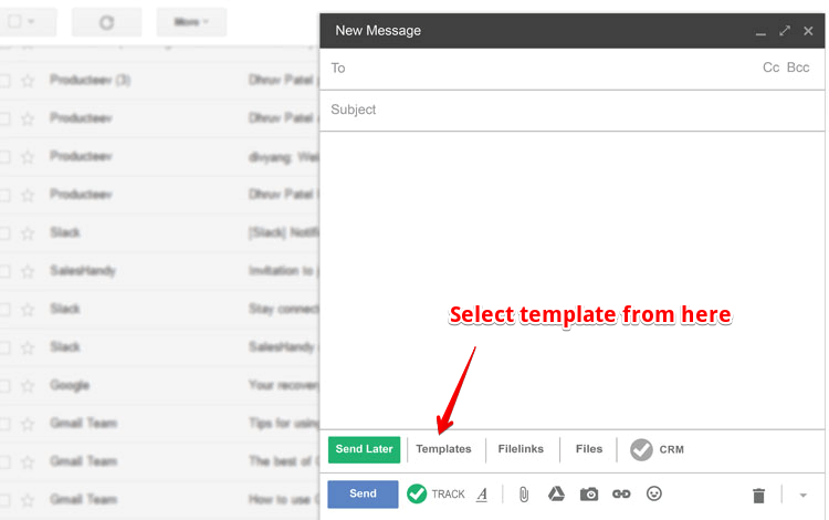 how to create email templates in gmail