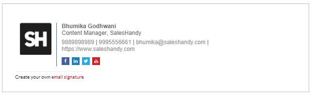 create email signature