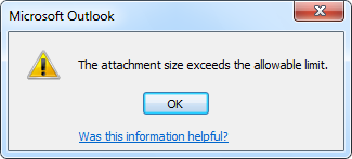 how to exceed outlook attachment size limit that actually works google maximum attachment size