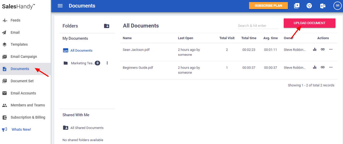 Document and Document Set 1
