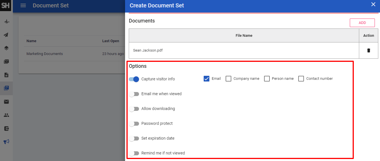 Document and Document Set 22