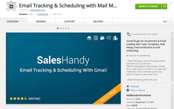 email tracking chrome extension