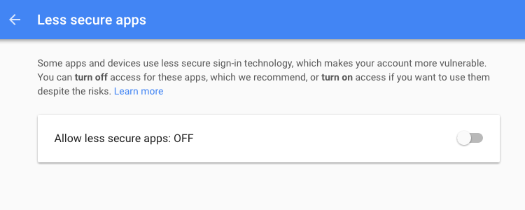 Gmail SMTP