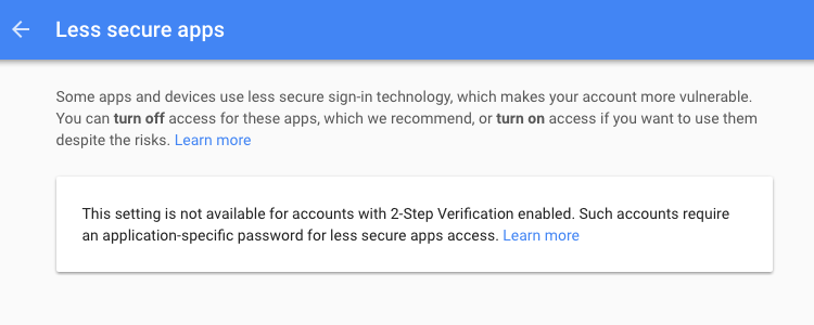 Gmail SMTP