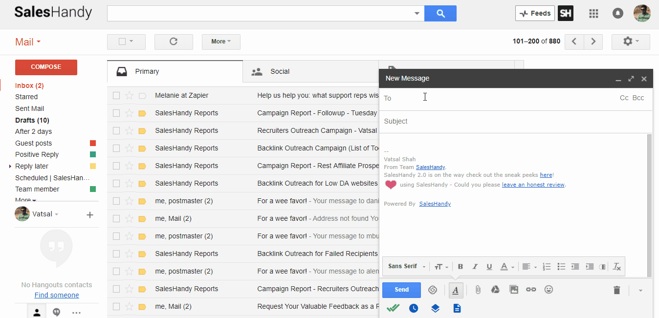Email scheduling