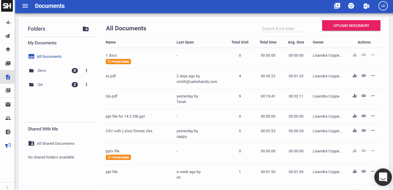 Document Tracking