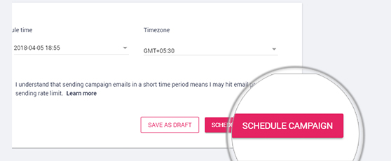 Send mass email save and schedule